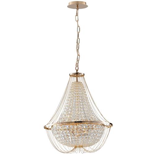 SOSPENSIONE VIENNA ORO 6XE14 60X120CM