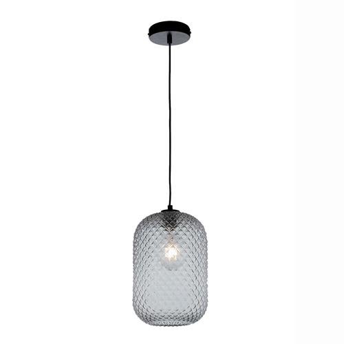 SOSPENSIONE ASHFORD OVALE FUME' 1XE27 20