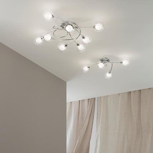 PLAFONIERA BLOG CROMO 8XG9 66X66X20CM