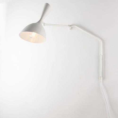 APPLIQUE MORGAN BIANCO 1XE27 74,5X53X18C