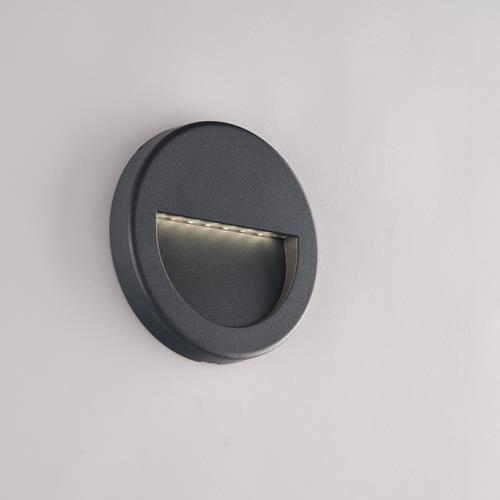 APPLIQUE LED SEGNAPASSI SMILE ANTRACITE