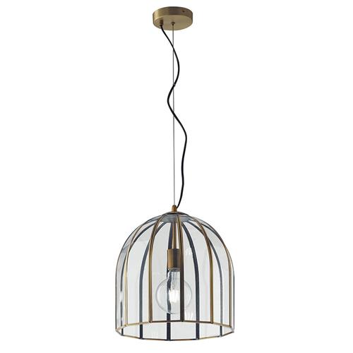 SOSPENSIONE CHESTER OTTONE 1XE27 30X31,5