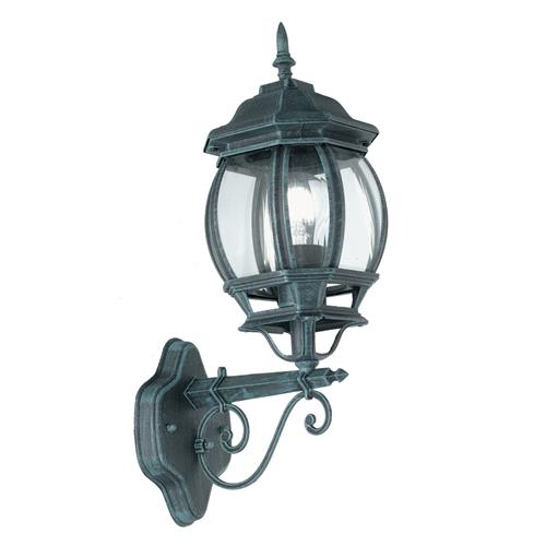 APPLIQUE UP SANTIAGO NERA/VERDE 1XE27 IP