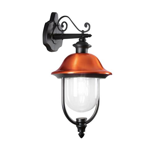 APPLIQUE DOWN VENEZIA NERO/RAME 1XE27 IP