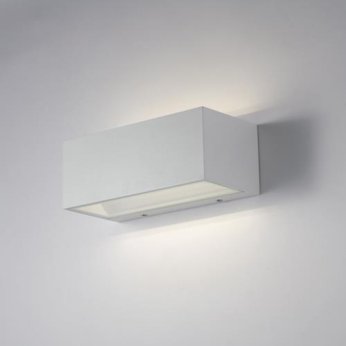 APPLIQUE BIEMISSIONE LED TWIN BIANCA 18W