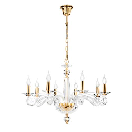 LAMPADARIO EPOQUE  ORO 8XE14 70X140CM