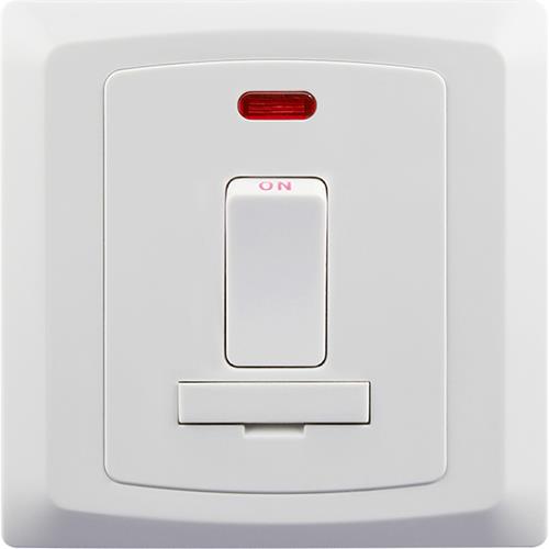 13A SWITCHED FCU+NEON+SLIM PLATE