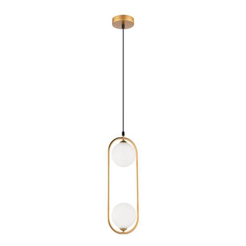 2/L Pendant Light Gold Fancy