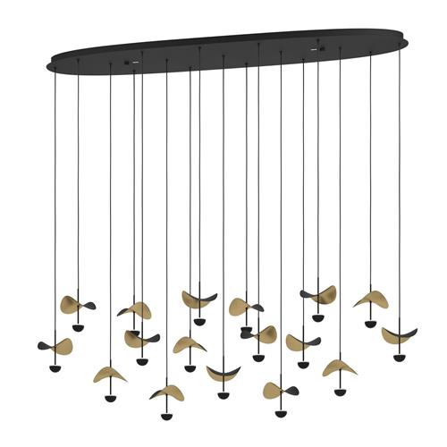 Recessed wall luminaire for indoors & ou