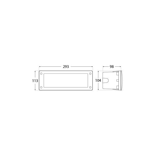 CCT IL LETI 300 6W GX53 WHT OPAL