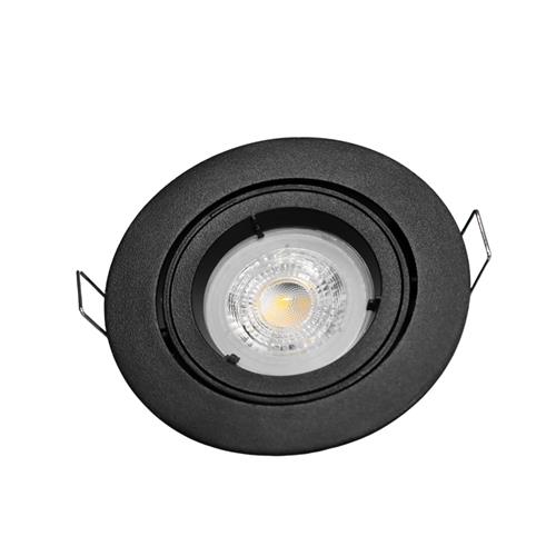 D/L SANDY BLACK GU10 RND ADJ