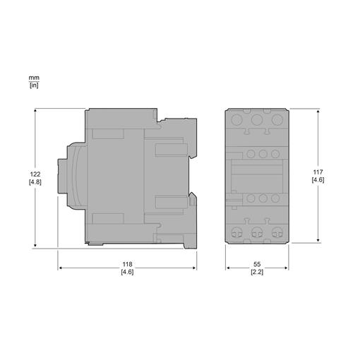 TeSys 3P EVLK CTR 40A 18,5KW AC3 110VAC