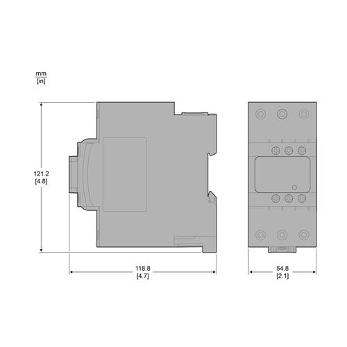 TeSys 3P EVLK CTR 50A 22KW AC3 440VAC
