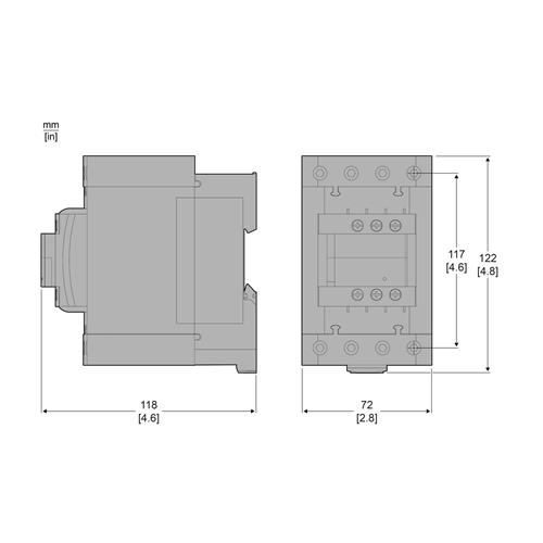 TeSys 4 POLE EVLK CTR AC1 415V 80 A