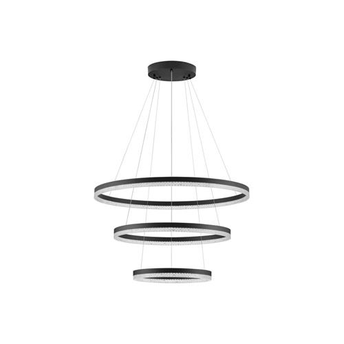 Adria Pendant - Sandy Black Aluminium