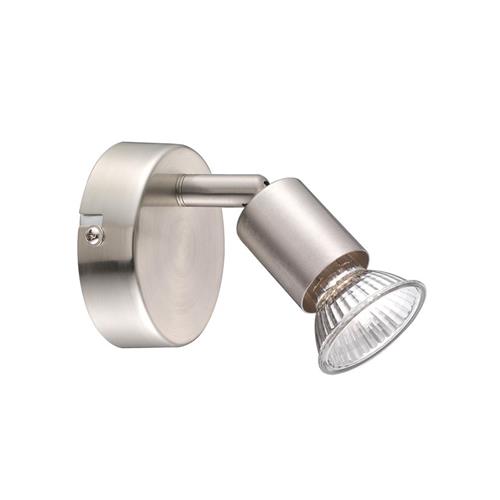 Satin Nickel Metal LED GU10 1x10 Watt 23