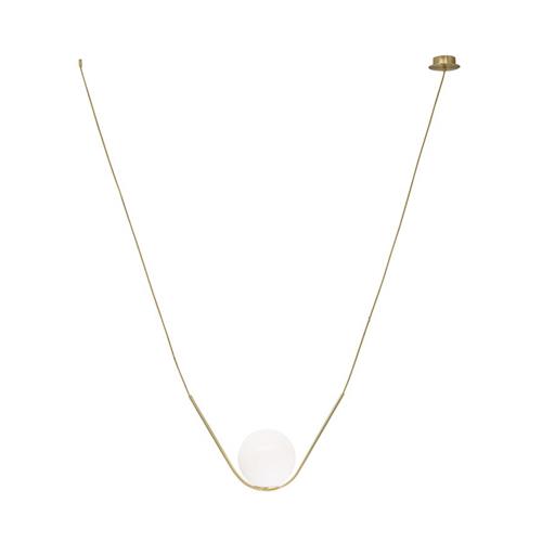 Brass Metal  White Glossy Glass Brass Fa