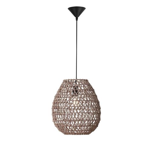 Paper Mocca Rattan Black Fabric Wire & B
