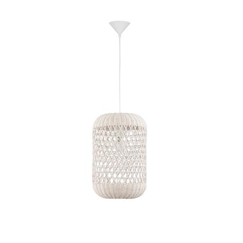 Aurora Pendant - Ivory Rattan