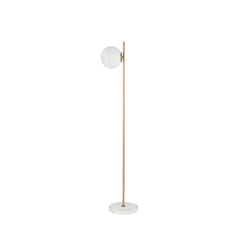 Cantona Floor - Brass Gold & White Metal