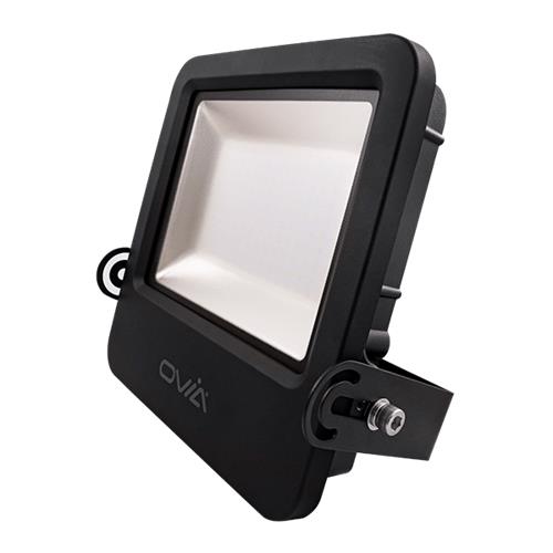 100W LED Floodlight With Photocell - Bla