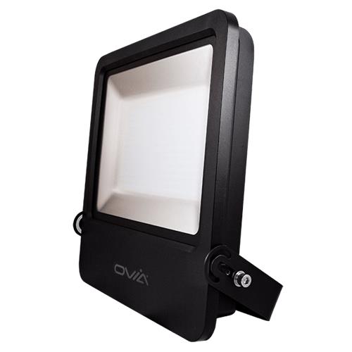 300W LED Floodlight With Photocell - Bla