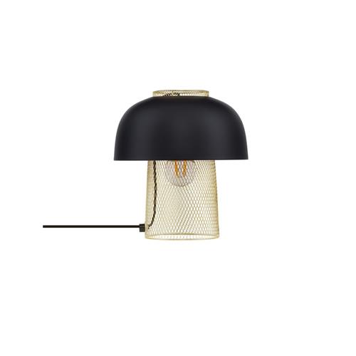 Sandy Black & Gold Metal  LED E27 1x12 W