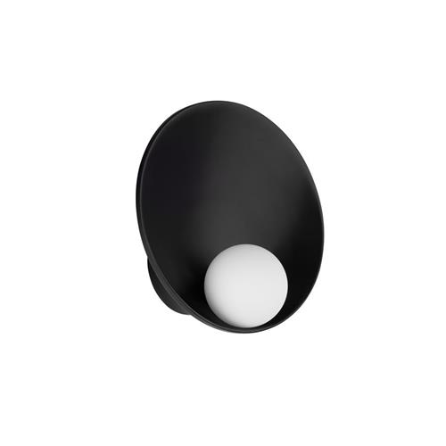 Sandy Black Steel & Opal Glass LED G9  1