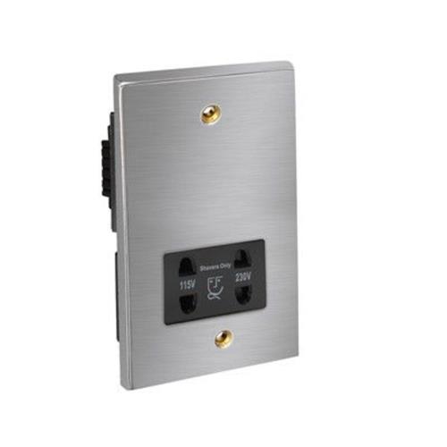 SHAVER UNIT SATIN CHROME BLACK