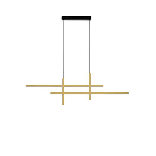 Triac Dimmable Sandy Black & Gold Steel