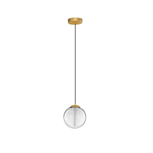 Triac Dimmable Sandy Gold Metal & Clear