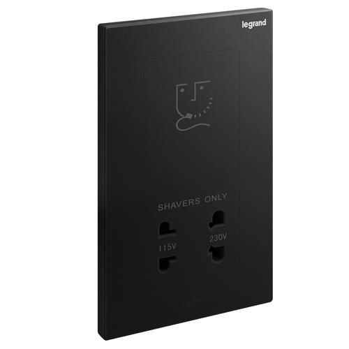 MBLACK SHAVER SKT W/ PLATE