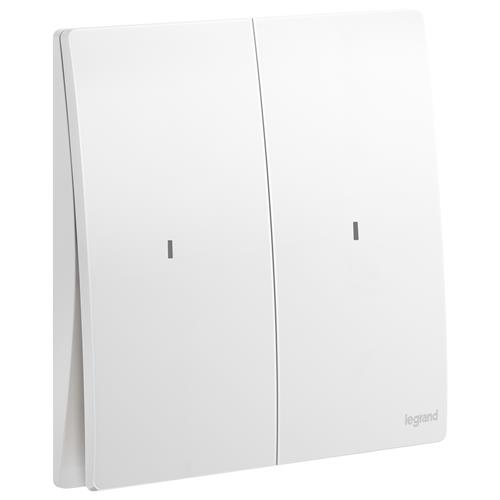 MW 2G 1W 20A DP SWITCH RED INDIC