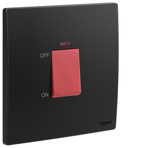 MB 1G 1W 32A DP SW RED INDIC