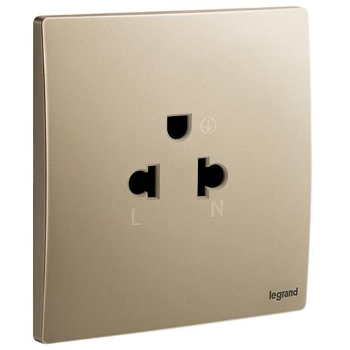 DB 1G EURO-US 16A 2P+EARTH SOCKET