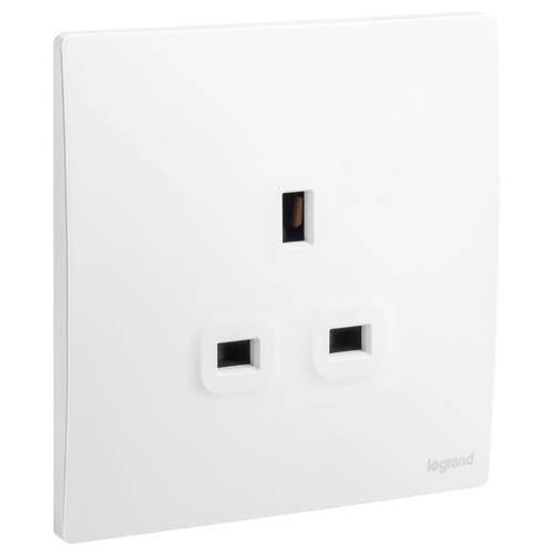 MW 1G  13A UNSWTICHED SOCKET