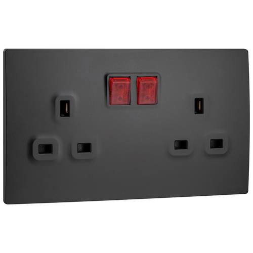 MB 2G  13A SP SW SOCKET +LED