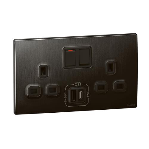 BB 2G  13A SP SW USB A+C 27WPD