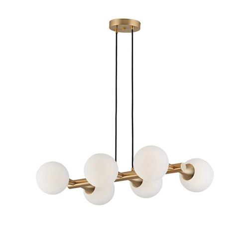 6/Lights Pendant Bar Globe