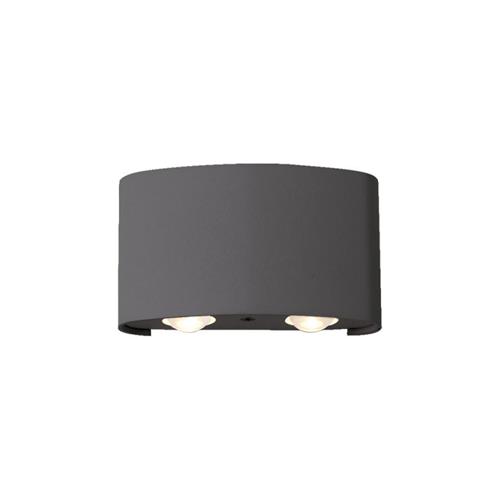 Wall Lamp Dark Grey Twist