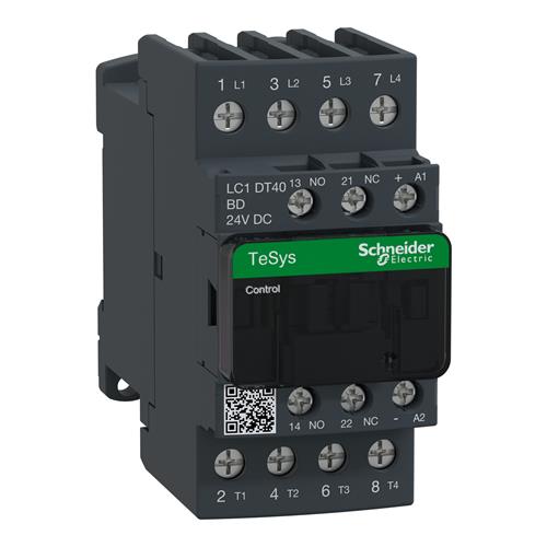 TeSys 4P CONTACTOR 40A AC-1 24VDC COIL