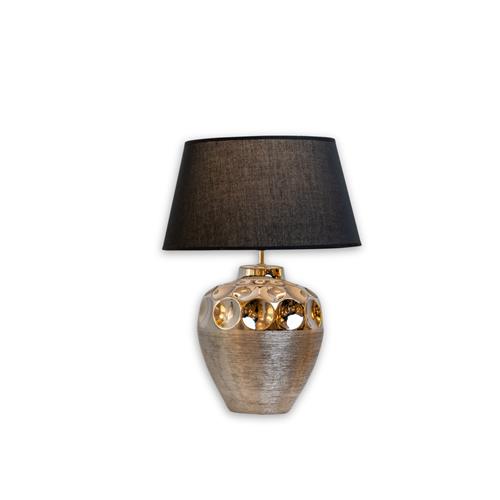 TBL CHRO BSE BLK FAB SHDE  INS WHT H54CM