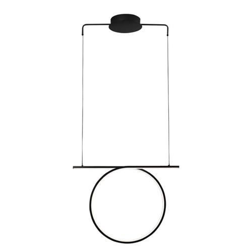 Suspended Light Black Kelsi