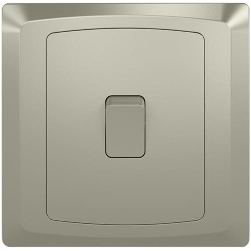 1 GANG 2 WAY PLATE SWITCH MATT CHAMPAGNE