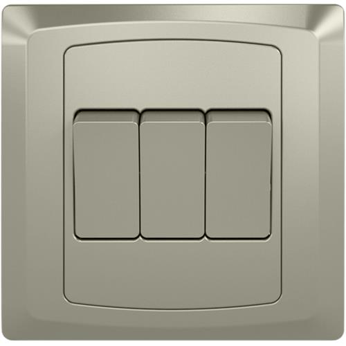 3G 2 WAY PLATE SWITCH MATT CHAMPAGNE
