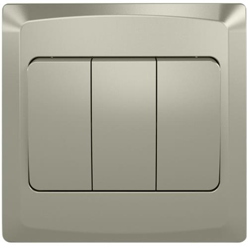 3G 2 WAY PLATE SWITCH(WIDE D) MATT CHAMP