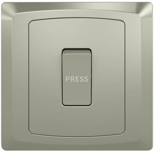 10A BELL SWITCH(PRESS) MATT CHAMPAGNE