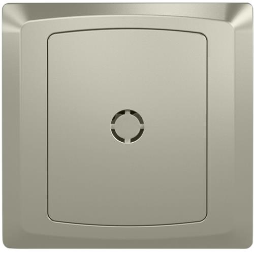 20A FLEX OUTLET 3X3 MATT CHAMPAGNE