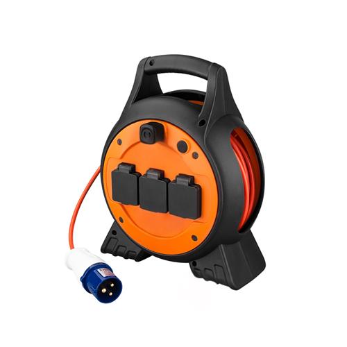 10M REEL 16A 2P+E, 3×13A