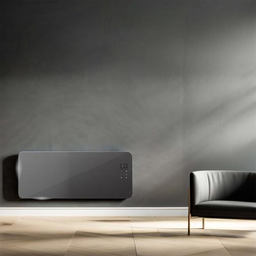 2000W SLATE GREY GLASS PANEL HEATER